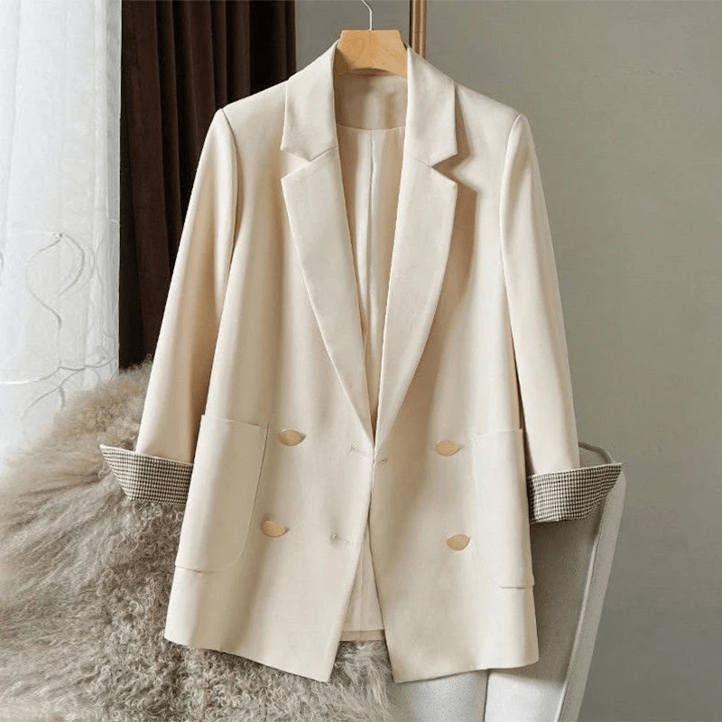 Armina | Veste Blazer Élégante Femme | Chaude - Elise Noir